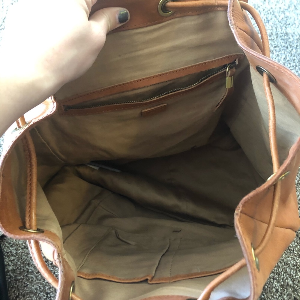 Madewell leather backpack